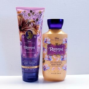 Bath & Body Works RAPUNZEL Body Cream and Body Wash (2 pcs)